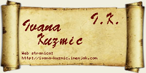 Ivana Kuzmić vizit kartica